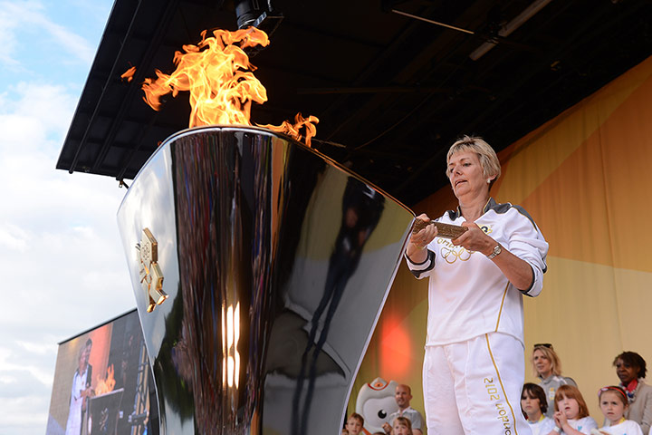Olympic torch day 62: Olympic torch day 62