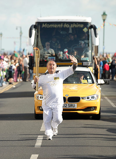 Olympic torch day 62: Olympic torch day 62