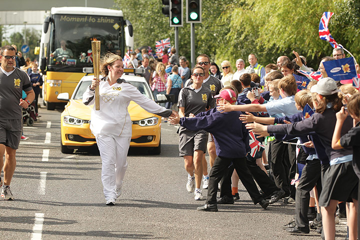 Olympic torch day 62: Olympic torch day 62