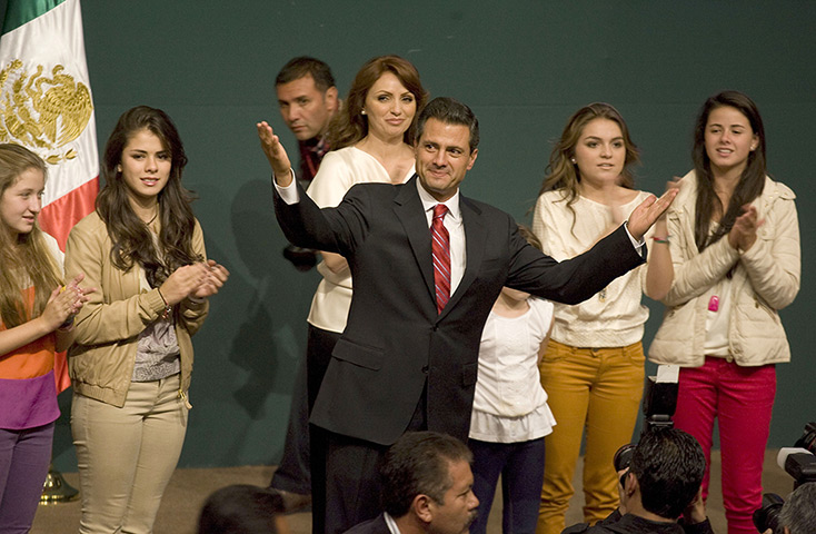 Mexico elections: Enrique Pena Nieto and family