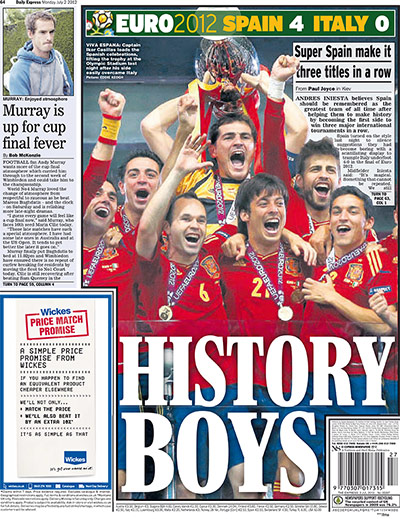 Euro 2012: Daily Express