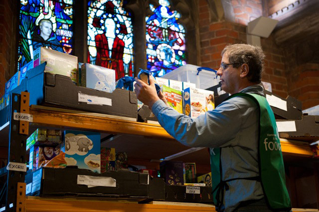 Foodbank gallery: 5 Foodbank in a church