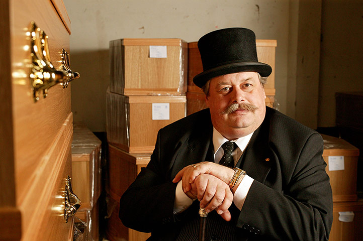 working life: undertaker Martyn Ginder