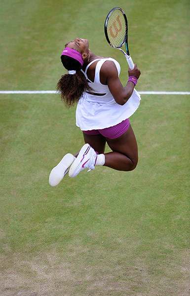 Wimbo Day 7: Serena celebrates at Wimbledon 2012