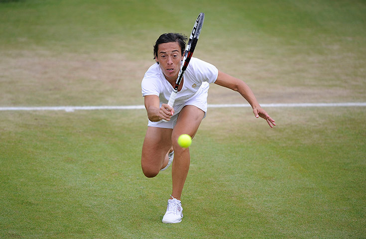 Wimbo Day 7: Francesca Schiavone at Wimbledon 2012