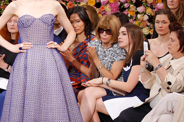 Dior FW 12/13: Anna Wintour