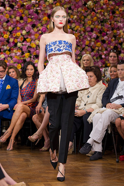 Dior FW 12/13: Blouse and trousers