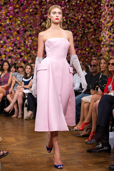 Dior FW 12/13: Pink gown