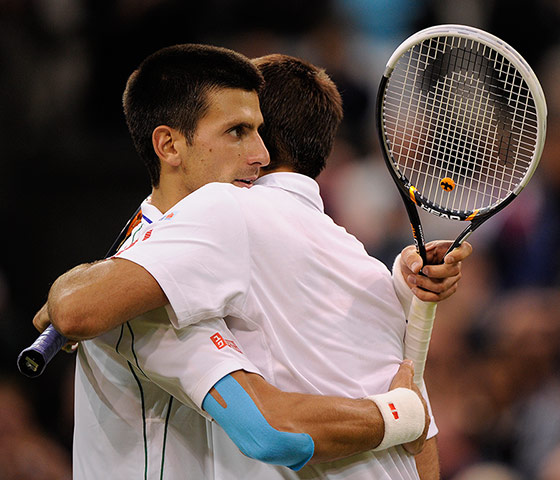 Day 7 Wimbledon: Djokovic at Wimbledon 2012
