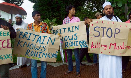 Burma's Rohingya refugee protest in Malaysia