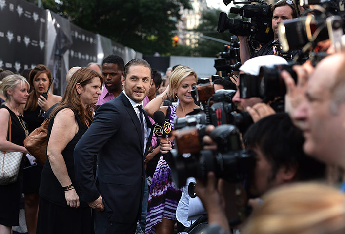 Week in film: Tom Hardy at the New York premiere of The Dark Knight Rises