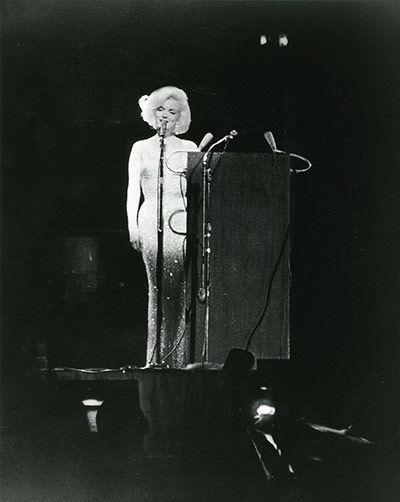 Marilyn: Marilyn Monroe singing happy birthday to JFK in Madison Square Garden