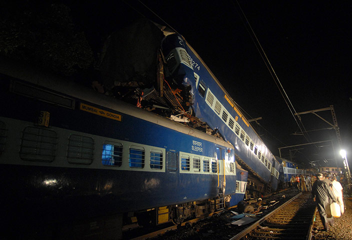 Picture desk live: Train accident in India