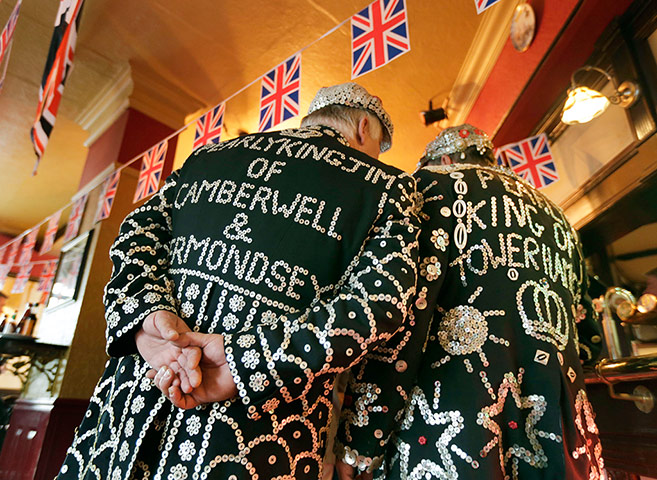 Picture desk live: Pearly Kings of Camberwell and Bermondsey