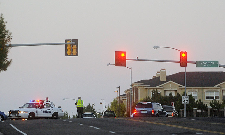 Denver shooting: Police block roads near the Century 16 cinema