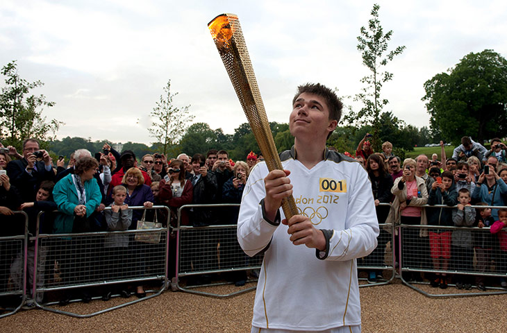 Olympic torch day 63: Olympic torch day 63