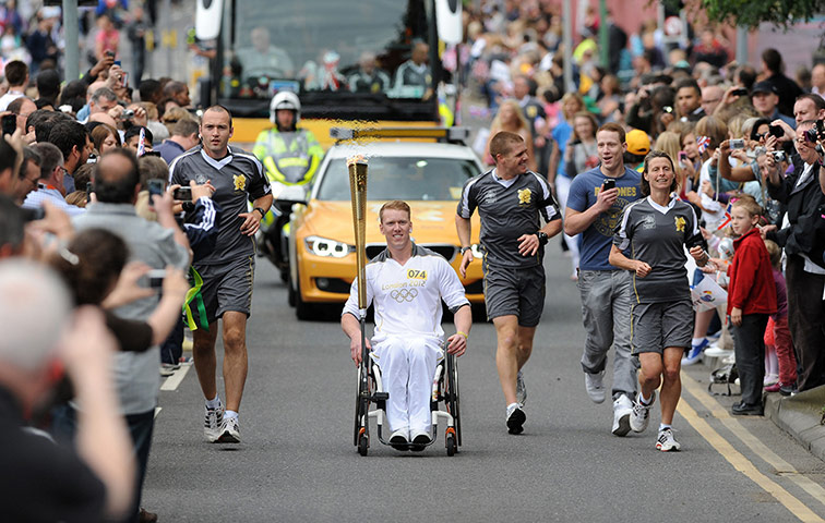 Olympic torch day 63: Olympic torch day 63