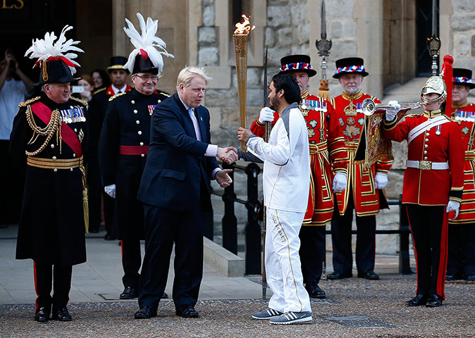 Olympic torch day 63: Olympic torch day 63