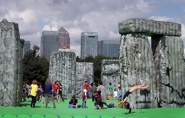 24 hours: Artist Jeremy Deller's Sacrilege Goes On Display In London