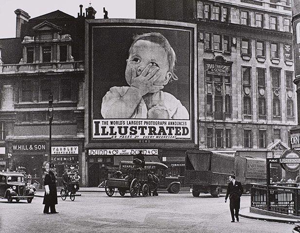 Another London exhibition: Near Monument Station, London 1938