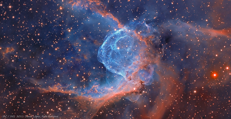 Month in space: Thor's Helmet nebula