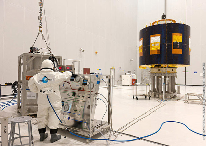 Month in space: Fueling begins with Europe's MSG-3 satellite payload for Ariane 5 launch