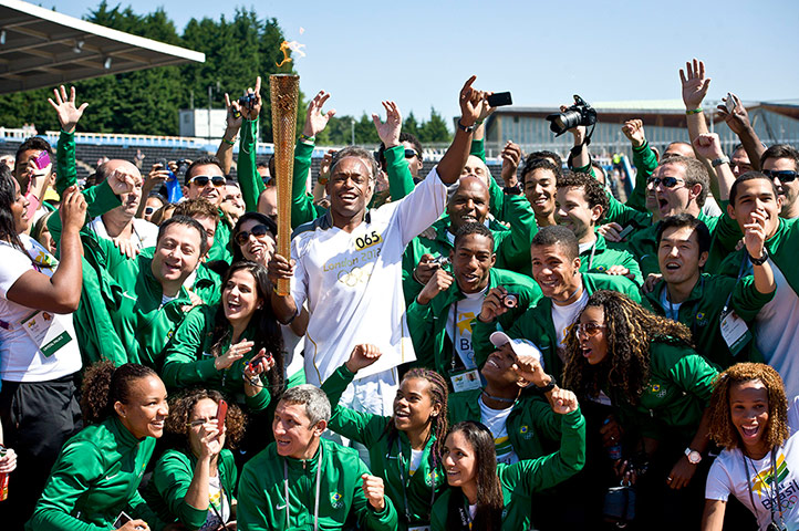 Olympic torch day 66: Olympic torch day 66