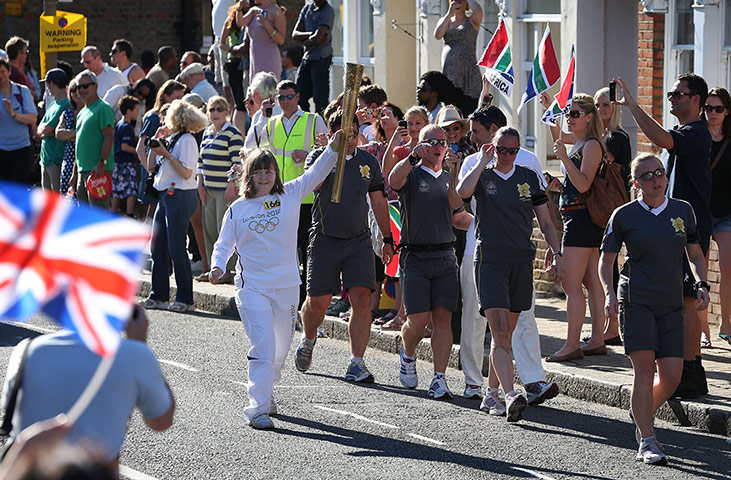 Olympic torch day 66: Olympic torch day 66