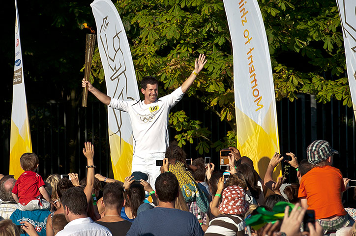 Olympic torch day 66: Olympic torch day 66