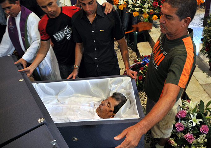 Picture desk live: Wake of Cuban dissident Oswaldo Paya