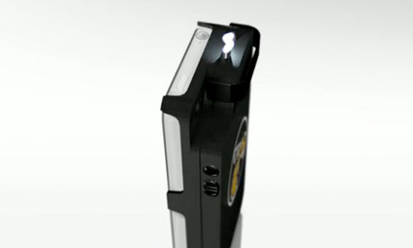 Yellow Jacket: the iPhone stun gun case.