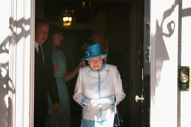 Queen and PMs: The Queen leaves Number 10 Downing Street