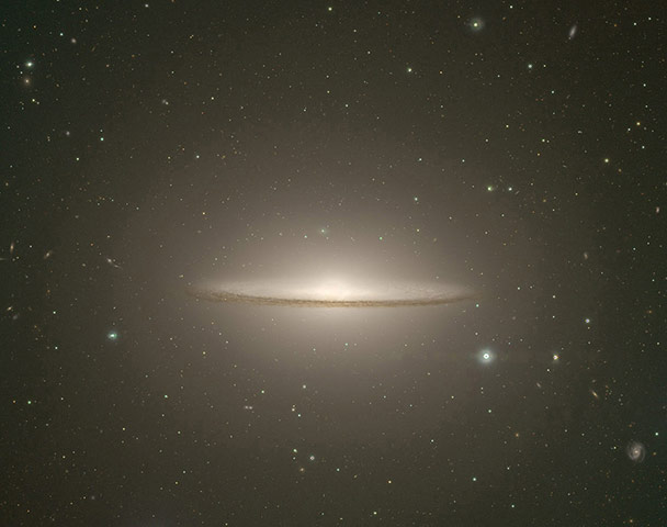 A Month in space: The Subaru Telescope captured this image of the Sombrero Galaxy 