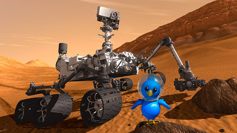 A Month in space: NASA Invites Social Media Fans to Mars Landing