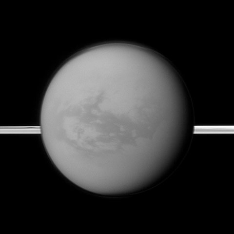 A Month in space: Cassini Sees Tropical Lakes on Saturn Moon