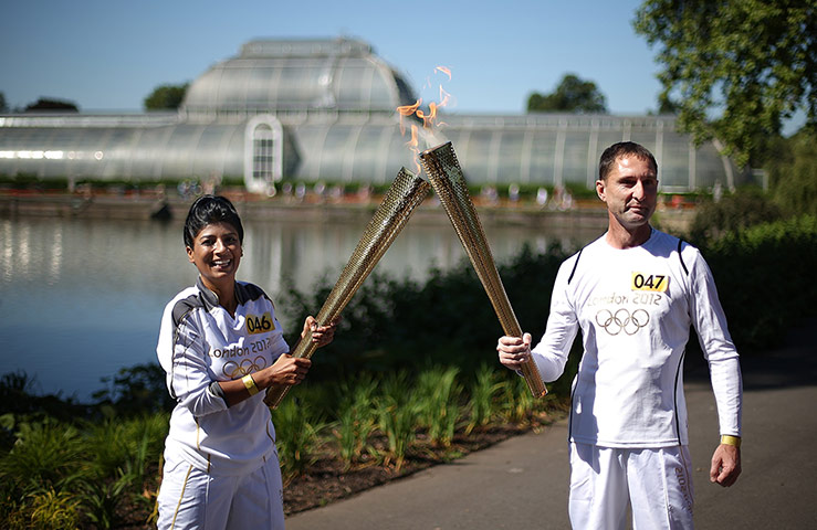 Olympic torch day 67: Olympic torch day 67