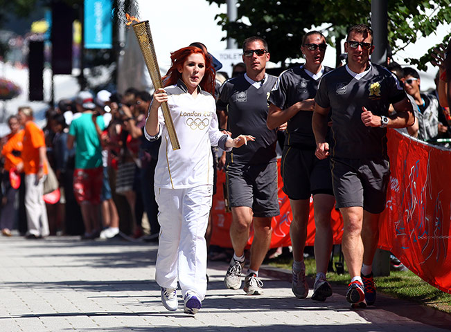 Olympic torch day 67: Olympic torch day 67