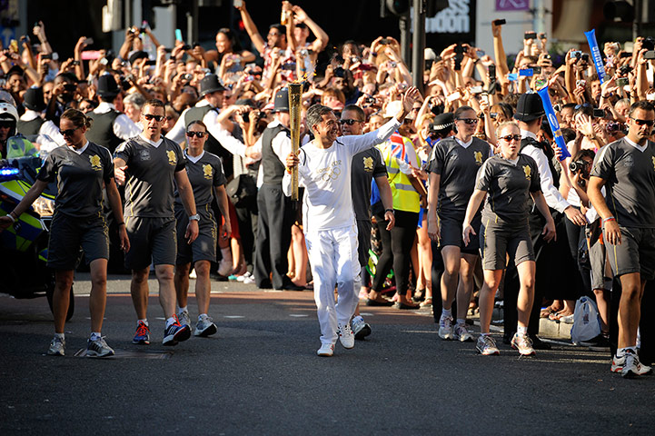 Olympic torch day 67: Olympic torch day 67