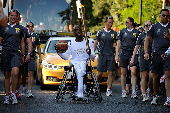 Olympic torch day 67: Olympic torch day 67