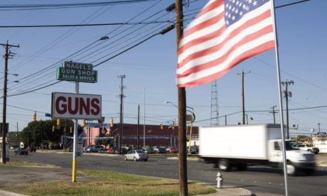 Gun shop in Texas