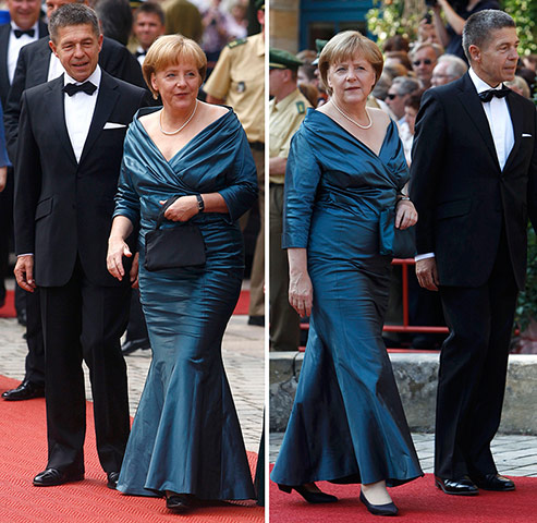Picture Desk Live: German Chancellor Merkel recycles her wardrobe
