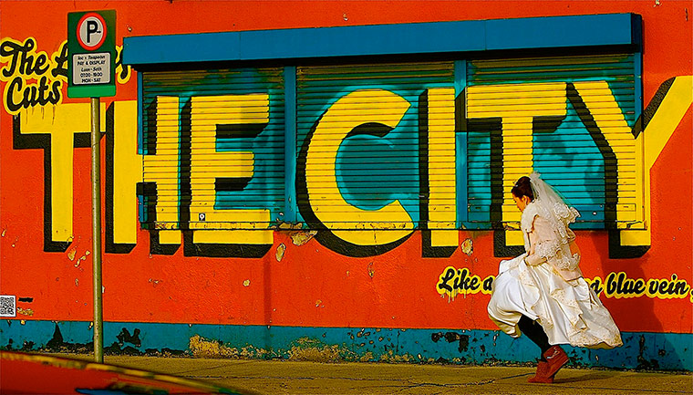 Your Pictures: Run: A woman in a wedding dress running