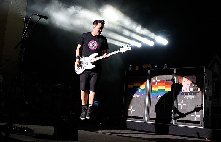 Week in music: Mark Hoppus of Blink 182 performs at Brixton Academy