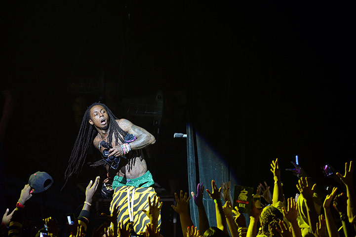 Week in music: Lil Wayne performs in Miami, Florida on 24 July