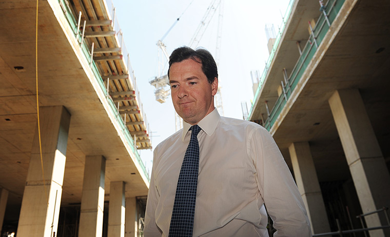 Week in Business: George Osborne shortly before the second quarter GDP figures were released