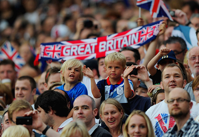 GB v Senegal: Fans at Great Britain versus Senegal