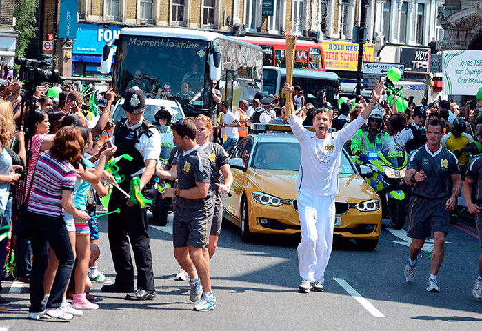 Olympic Torch relay: Olympic Torch Relay Day 69