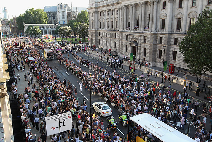 Olympic Torch relay: Olympic Torch Relay - Day 69- In Pictures