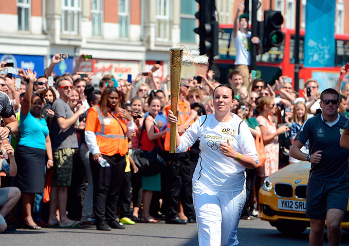 Olympic Torch relay: Olympic Torch Relay Day 69