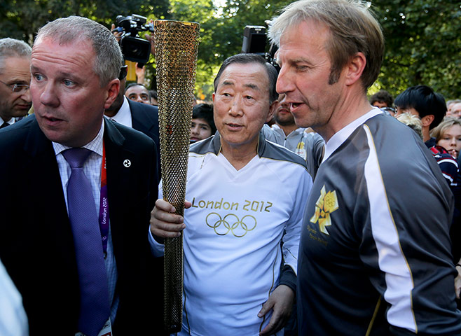 Olympic Torch relay: Olympic Torch Relay Day 69